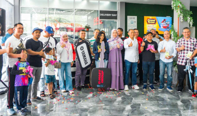G-Mart Group delights customers with a lucky draw — Yamaha Ego Avantiz, Perodua Axia prizes awarded