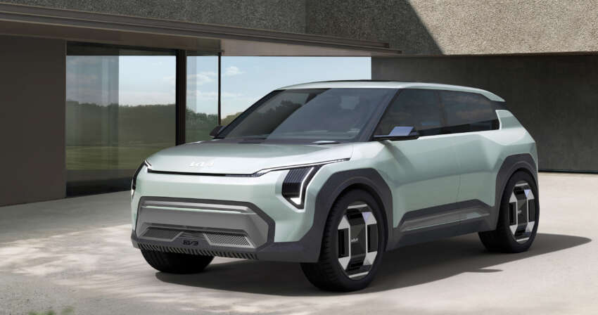 Kia Concept EV3, Concept EV4 unveiled – concepts suggest design direction for future SUV, sedan models 1679907