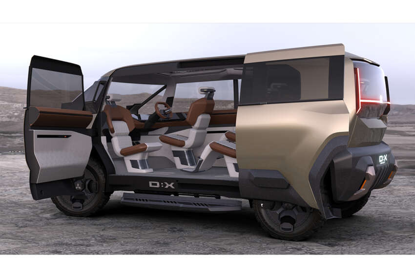 Mitsubishi D:X Concept PHEV previews next-gen Delica off-road MPV with electric 4WD, rotating seats 1685678