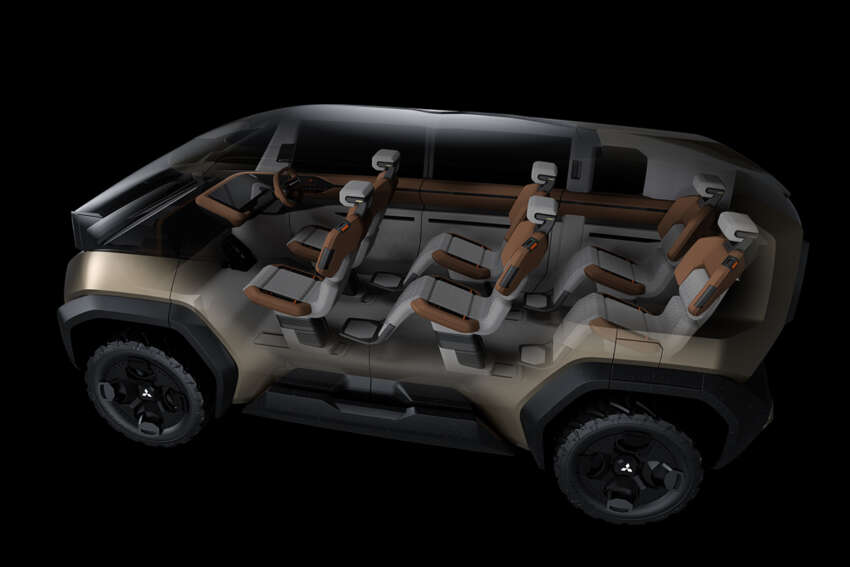 Mitsubishi D:X Concept PHEV previews next-gen Delica off-road MPV with electric 4WD, rotating seats 1685679