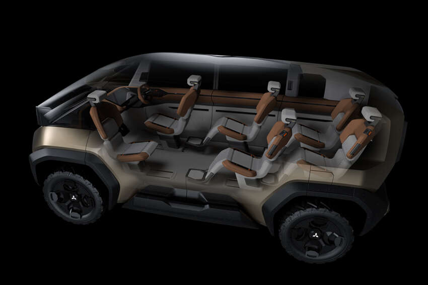 Mitsubishi D:X Concept PHEV previews next-gen Delica off-road MPV with electric 4WD, rotating seats 1685680