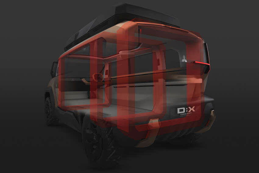 Mitsubishi D:X Concept PHEV previews next-gen Delica off-road MPV with electric 4WD, rotating seats 1685685