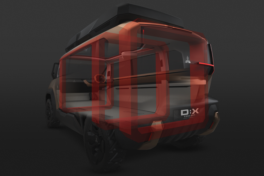 Mitsubishi D:X Concept — Delica PHEV untuk off-road 1685742