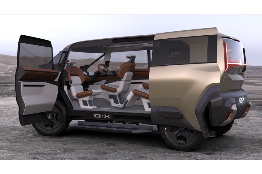 Mitsubishi D:X Concept — Delica PHEV untuk off-road 1685730