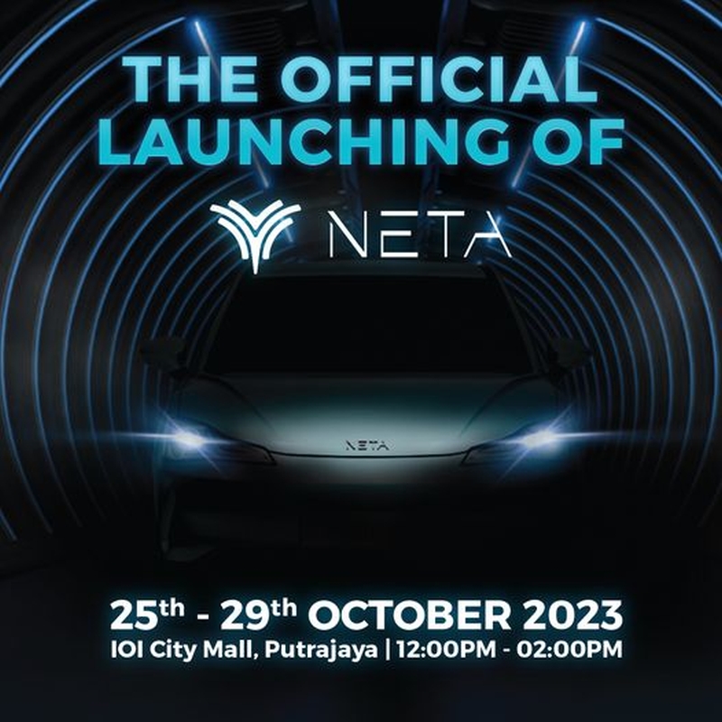 Neta V – official launch in Malaysia on October 25, pricing for EV to be announced; under RM100k? 1680750
