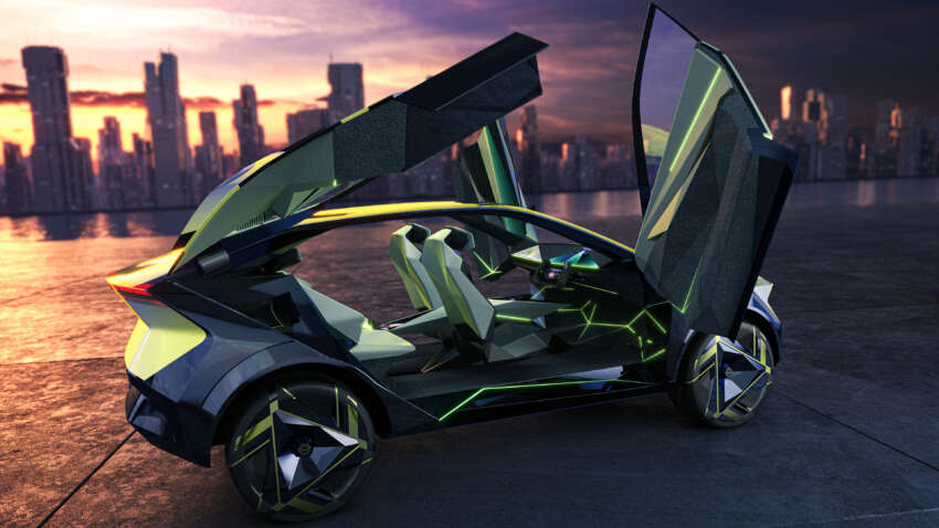Nissan Hyper Urban Concept EV – collapsible front seats, scissor doors; AI-driven V2H, V2G functionality 1674265
