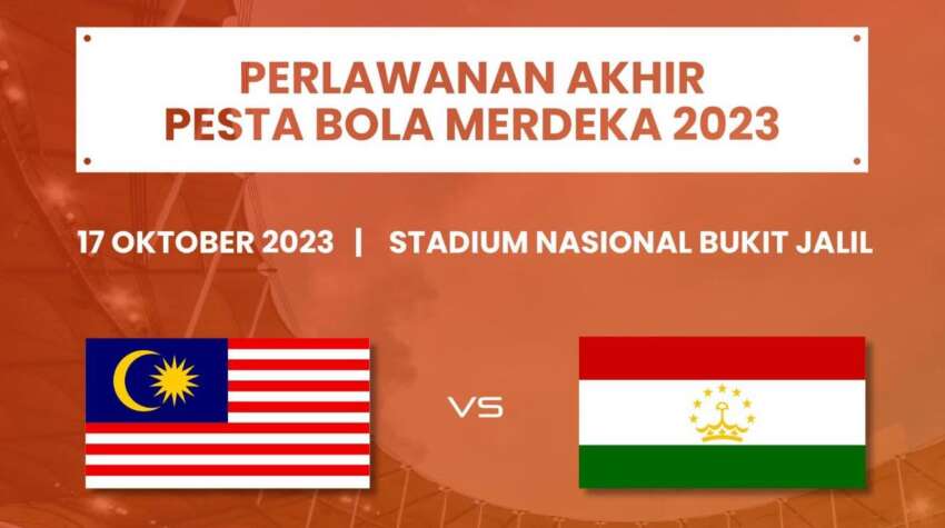 Malaysia vs Tajikistan Merdeka Tournament football finals tonight – LRT Bukit Jalil operations extended 1681179