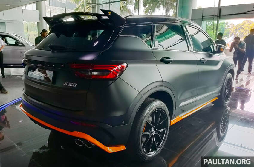 Proton X50 R3 launched in Malaysia – RM125,300; aerokit, lighter wheels; satin black wrap; only 200 units 1687287