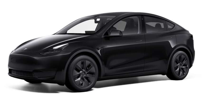 Tesla Model Y gets minor updates in China – interior ambient lighting, 5.9s 0-100 and black wheels for RWD 1673091