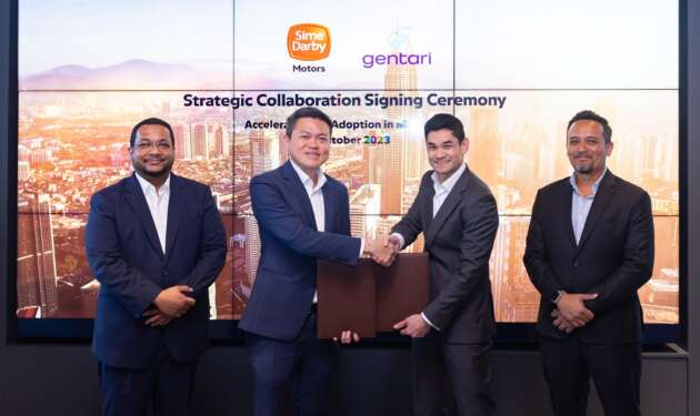 Sime Darby Motors and Gentari sign MoU to accelerate setting up of EV chargers at showrooms, public areas
