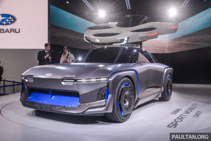 Subaru Sport Mobility Concept tampil sebagai EV sport boleh offroad, dipamer bersama drone besar 1686181