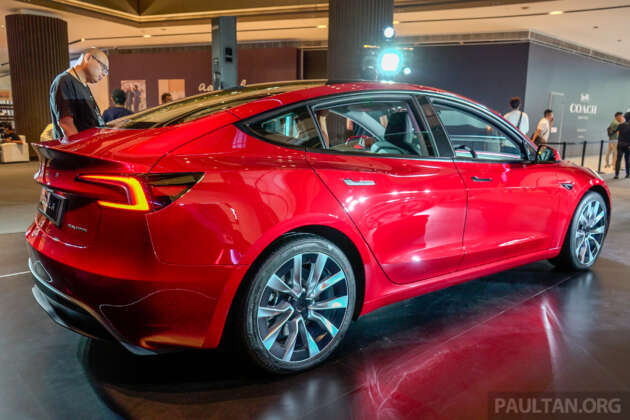 Tesla Model 3 Highland facelift launched in Malaysia – 513 km SR RM189k, 629 km Long Range RM218k