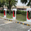 Tesla Supercharger in Sunway Pyramid – four units