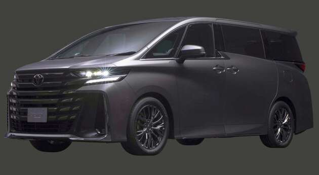 Toyota Vellfire Spacious Lounge concept – luxurious four-seat MPV with privacy curtains, rear coat hanger