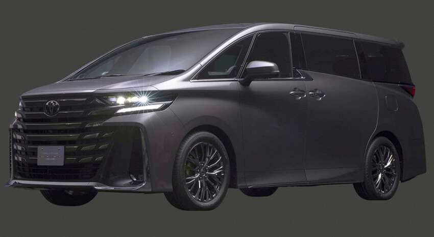 Toyota Vellfire Spacious Lounge concept – luxurious four-seat MPV with privacy curtains, rear coat hanger 1681022