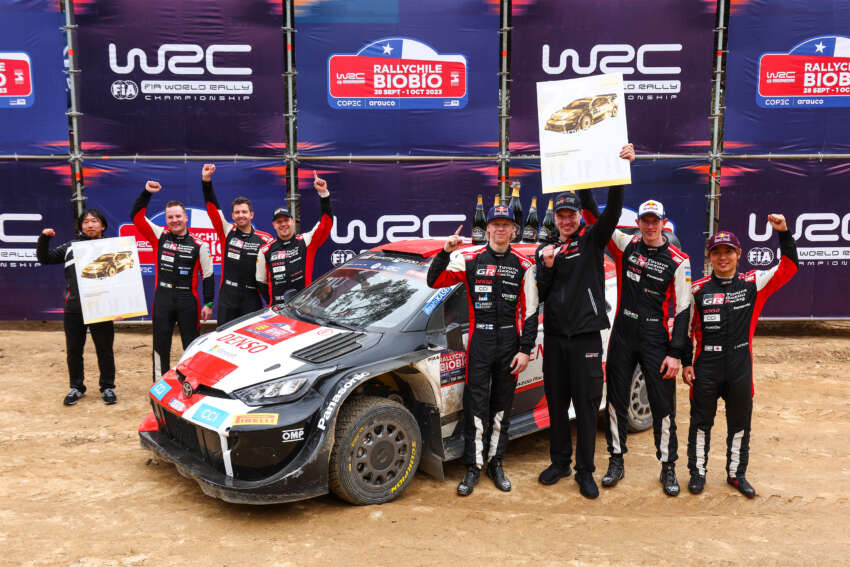 Toyota rangkul juara pengeluar WRC 2023; tahun ketiga berturut-turut, gelaran ketujuh keseluruhan! 1673346