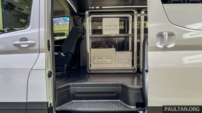 Toyota Global Hiace BEV Concept on display – fully electric van for cargo, tourist-carrying, ambulance duty 1687794