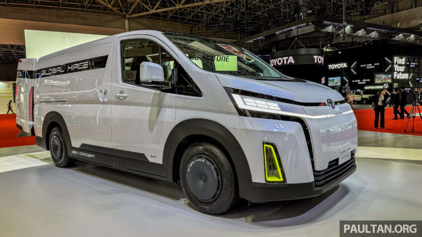 Toyota Global Hiace BEV Concept on display – fully electric van for cargo, tourist-carrying, ambulance duty 1687783