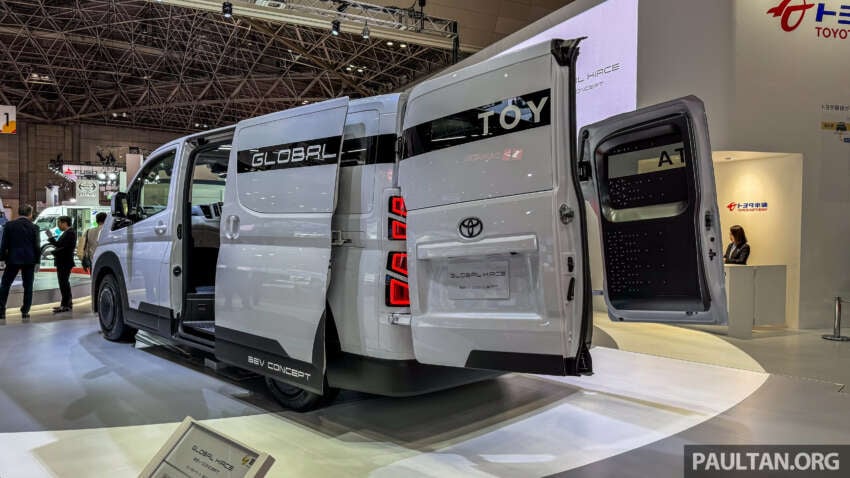 Toyota Global Hiace BEV Concept on display – fully electric van for cargo, tourist-carrying, ambulance duty 1687784