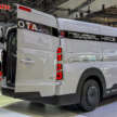 Toyota Global Hiace BEV Concept on display – fully electric van for cargo, tourist-carrying, ambulance duty