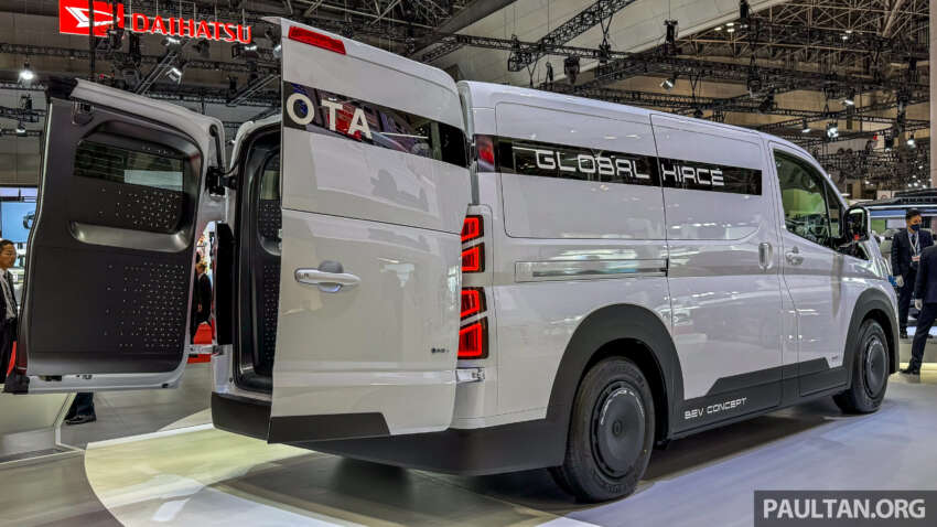 Toyota Global Hiace BEV Concept on display – fully electric van for cargo, tourist-carrying, ambulance duty 1687785