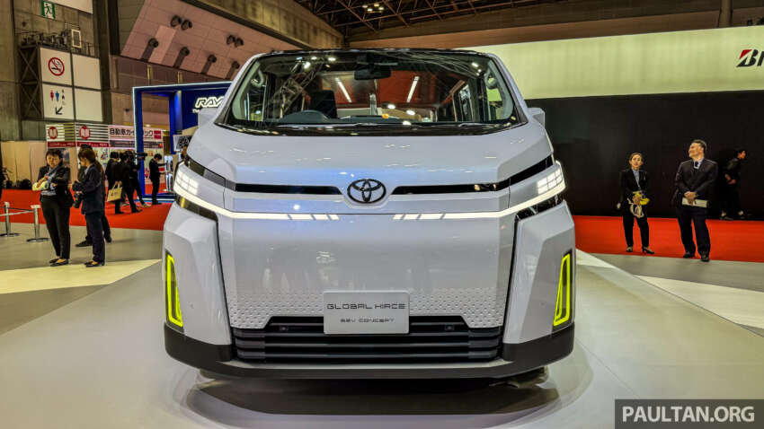 Toyota Global Hiace BEV Concept on display – fully electric van for cargo, tourist-carrying, ambulance duty 1687786