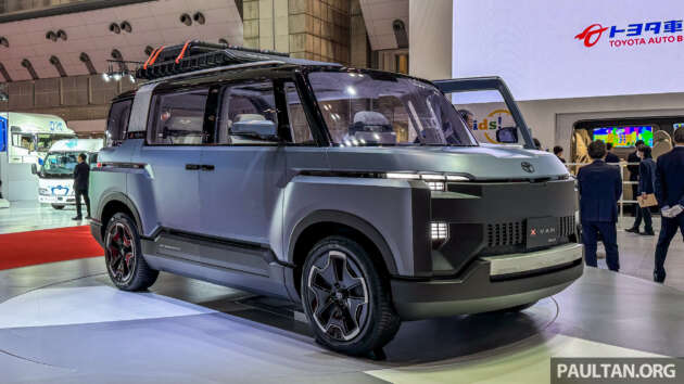 Toyota X-Van Gear concept shown – three-row van features sliding doors, configurable seating layout