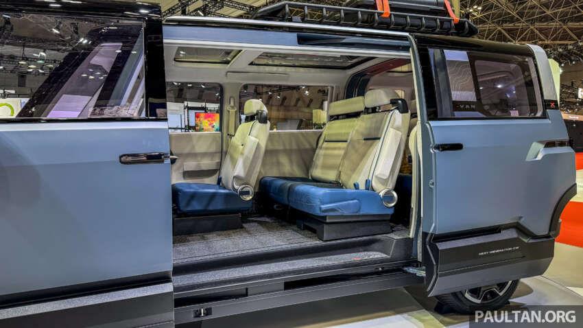 Toyota X-Van Gear concept shown – three-row van features sliding doors, configurable seating layout 1688253