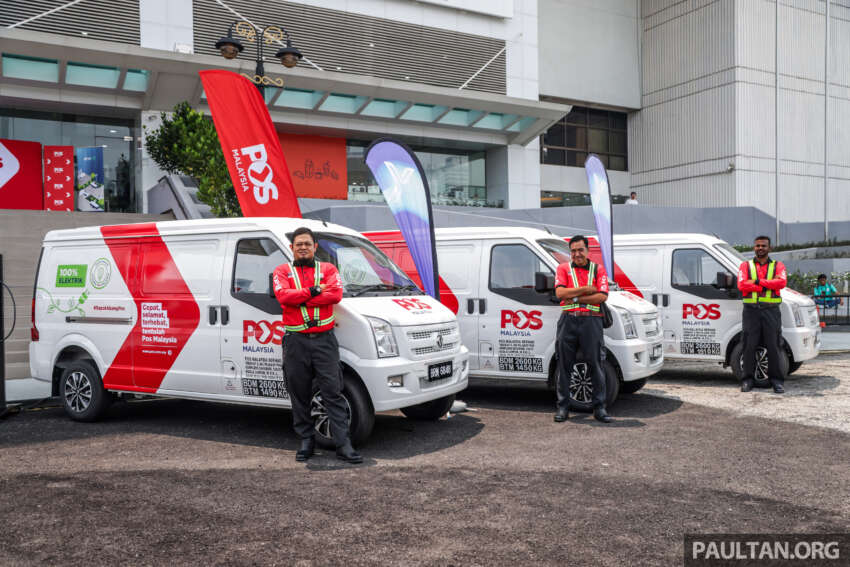 Pos Malaysia receives 143 electric vans from Yinson 1681867