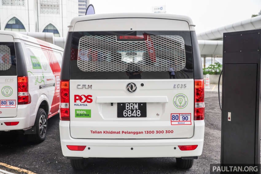 Pos Malaysia receives 143 electric vans from Yinson 1681841
