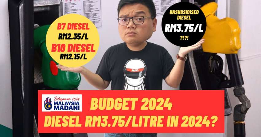 Budget 2024: Targeted subsidy for diesel in phases – current market price is RM3.75 for private users 1680371