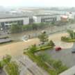 30 minute thunderstorm floods I-City, Shah Alam