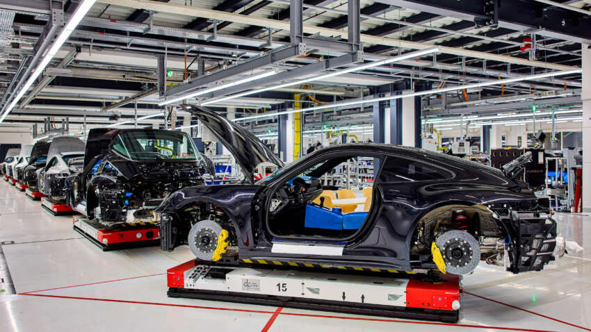 Porsche upgrades Zuffenhausen production plant to make 718 EV Boxster, Cayman; motors for Macan EV 1697164