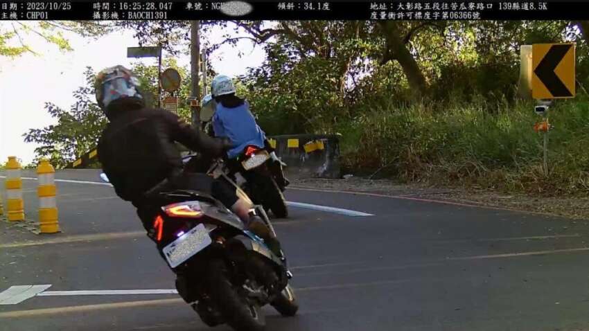 Taiwan bans leaning a motorcycle beyond 30 degrees 1692132