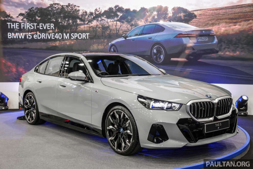 2024 BMW i5 launched in Malaysia – G60 5 Series EV debuts with eDrive40 variant, 340 hp, 582 km; RM420k 1691205
