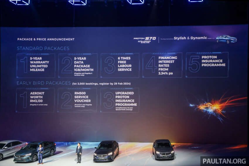 Proton S70 sedan launched – Executive, Premium, Flagship, X; 1.5T 7DCT; City/Vios rival RM74k to RM95k 1701137