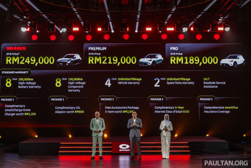 smart #1 EV launched in Malaysia – Pro, Premium, 272 PS/343 Nm; Brabus, 428 PS/543 Nm, RM189k-RM249k 1698803