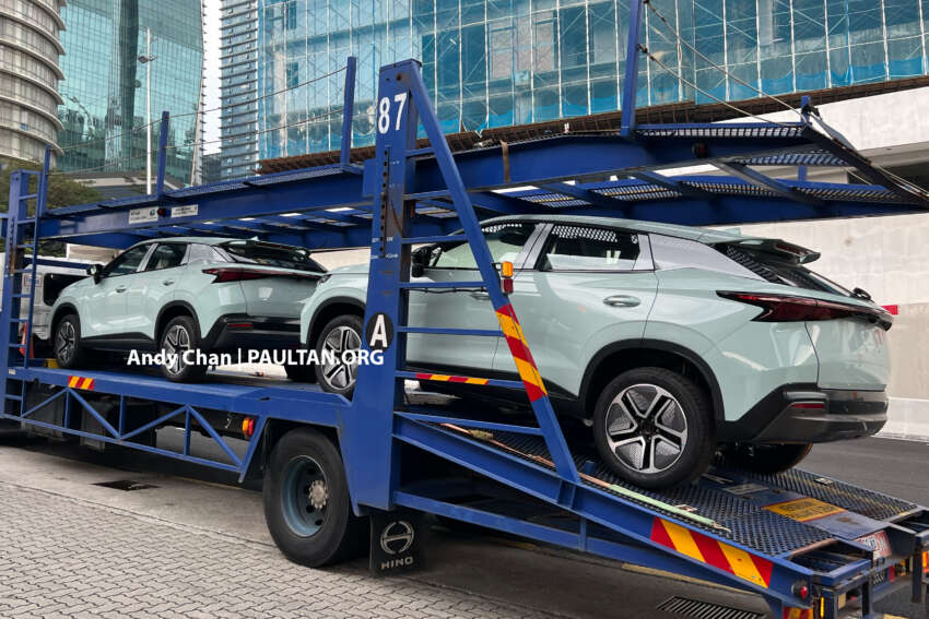 Chery Omoda 5 EV spotted in Malaysia – launching as CBU in 2024; 224 PS, 61 kWh battery, 450 km range 1690940