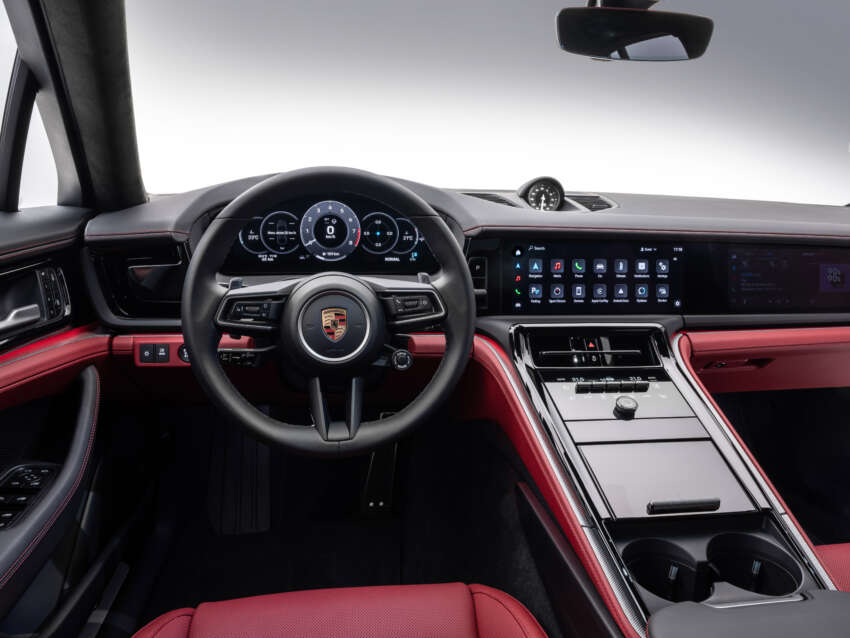 2024 Porsche Panamera interior revealed – 3rd-gen gets three displays, Cayenne-like cues; Nov 24 debut 1693127