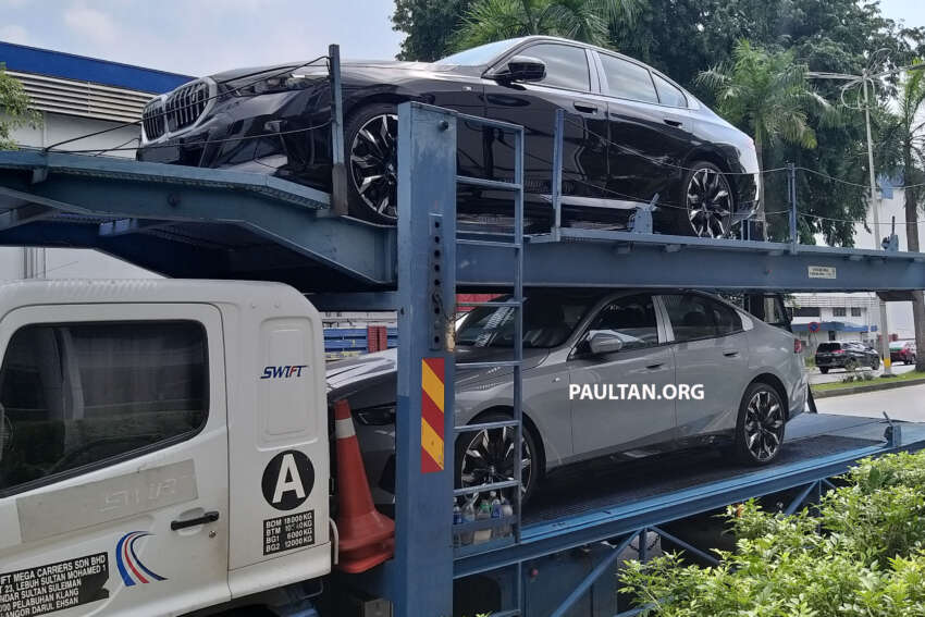 2024 BMW i5 G60E spotted in Malaysia – eDrive40 M Sport with 340 PS, 582 km EV range to debut at PACE 1690696