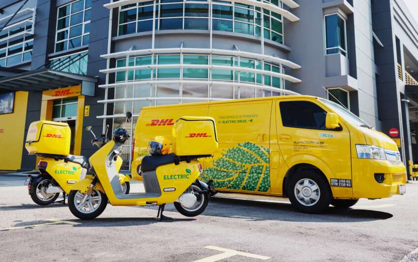 DHL Express Malaysia adds 51 EVs to delivery range – CAM EA4 and Foton iBlue vans, Blueshark R1 scooter 1697179