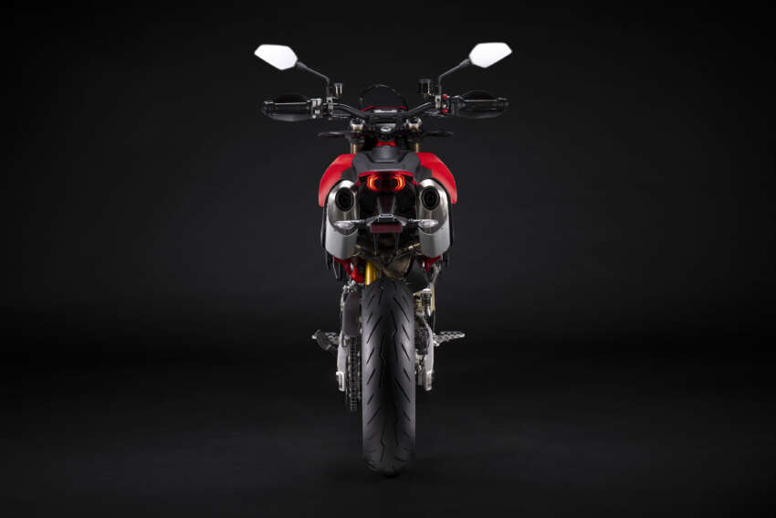 Ducati Hypermotard 698 Mono didedah – enjin satu silinder 77.5 hp, berat 151 kg, suspensi boleh laras 1690811