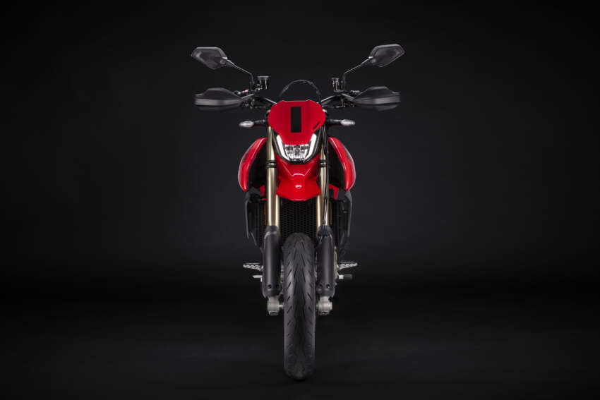 Ducati Hypermotard 698 Mono didedah – enjin satu silinder 77.5 hp, berat 151 kg, suspensi boleh laras 1690812