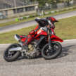 Ducati Hypermotard 698 Mono didedah – enjin satu silinder 77.5 hp, berat 151 kg, suspensi boleh laras