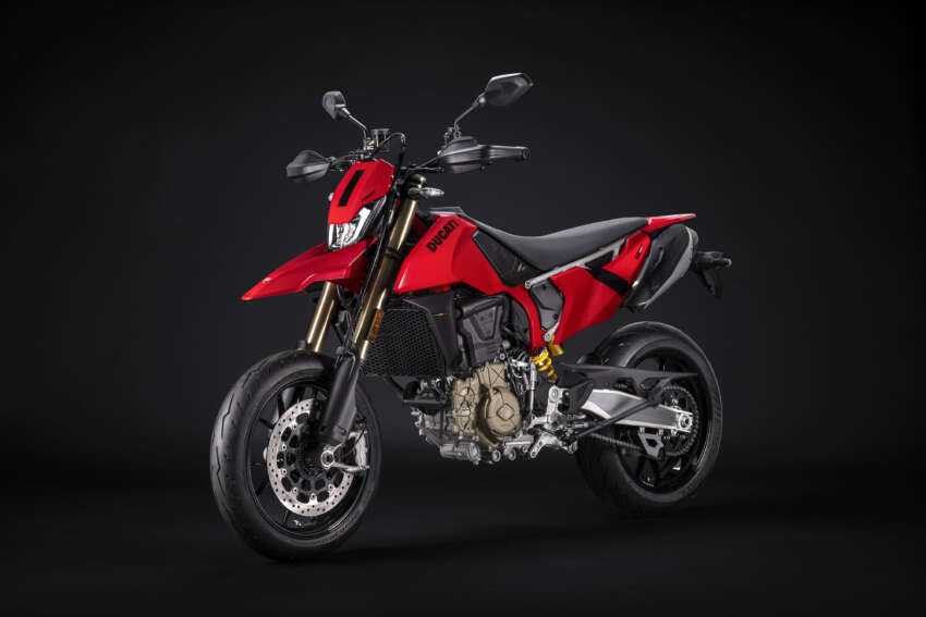 Ducati Hypermotard 698 Mono didedah – enjin satu silinder 77.5 hp, berat 151 kg, suspensi boleh laras 1690807