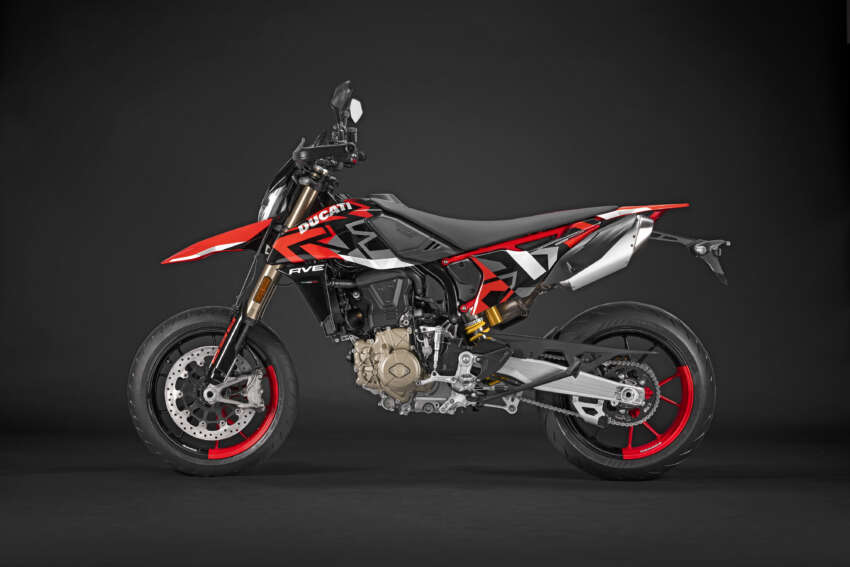 Ducati Hypermotard 698 Mono didedah – enjin satu silinder 77.5 hp, berat 151 kg, suspensi boleh laras 1691010