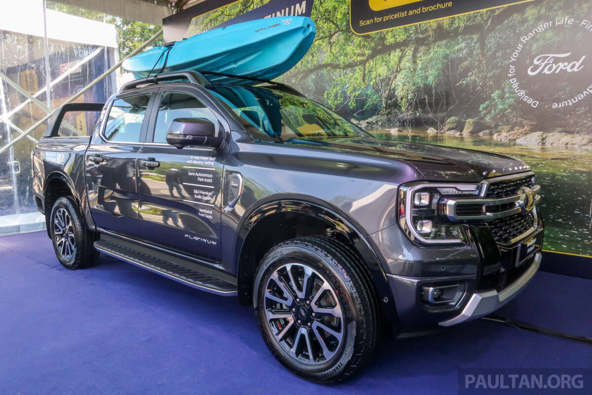 Ford Ranger Platinum launched in Malaysia 2.0L BiTurbo diesel