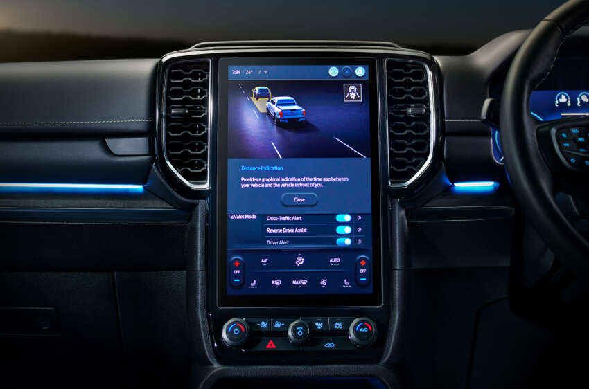 Ford Ranger Platinum 2023 di M’sia — dari RM184k; lampu LED Matrix, rak fleksibel, kluster digital 12.4-inci 1690328