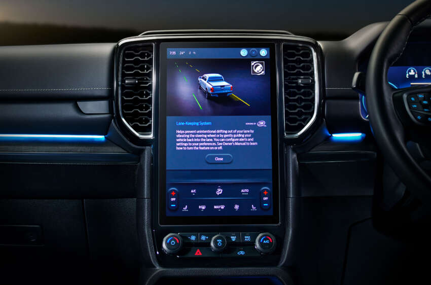 Ford Ranger Platinum 2023 di M’sia — dari RM184k; lampu LED Matrix, rak fleksibel, kluster digital 12.4-inci 1690331