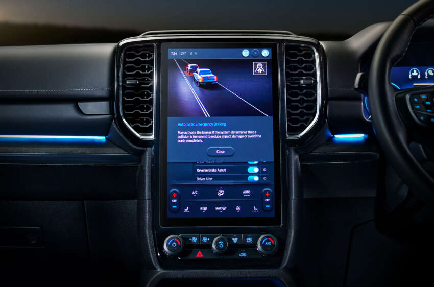 Ford Ranger Platinum 2023 di M’sia — dari RM184k; lampu LED Matrix, rak fleksibel, kluster digital 12.4-inci 1690322